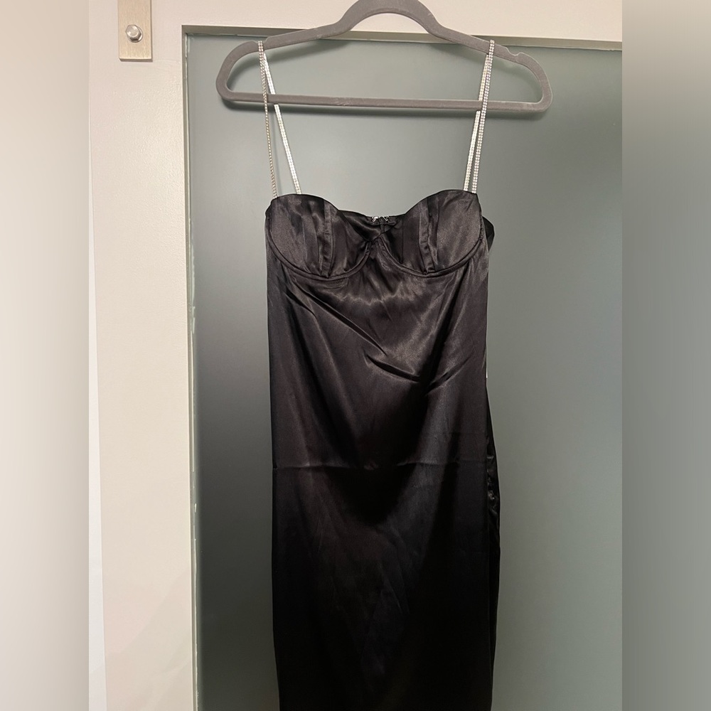 Meshki Chantel Mini Dress | NWT | Size L | Black